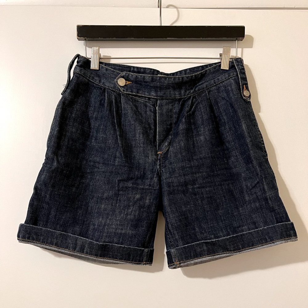 Madras jean shorts, Sz. S